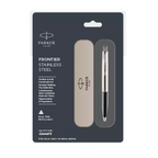 Parker FRONTIER Chrome Plated Stainless Steel CT Ball Pen (Blue)