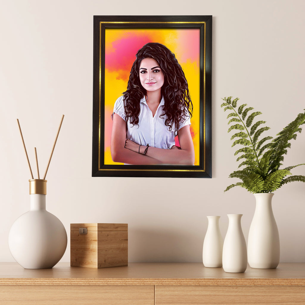 Oil Painting Photo Frame