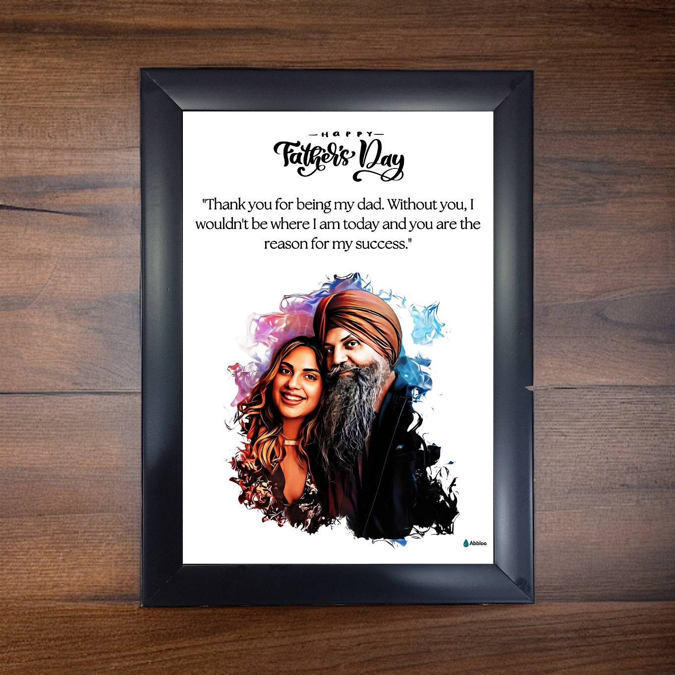 Happy Father's Day Frame