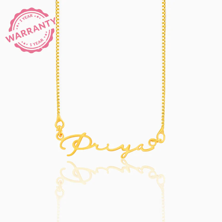 Personalised Signature Name Necklace