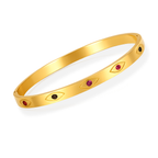 Minimalist Gold Evil Eye Bracelet