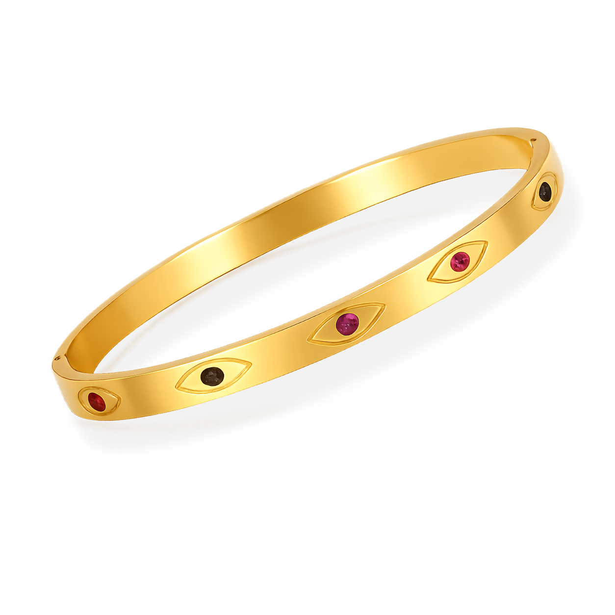 Minimalist Gold Evil Eye Bracelet