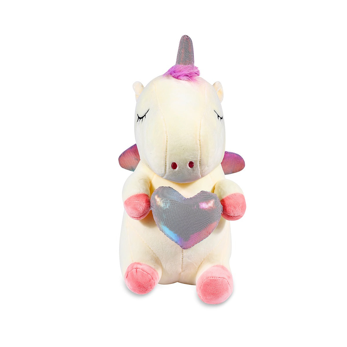 Winged Unicorn Heart Soft Toy | 30 CM