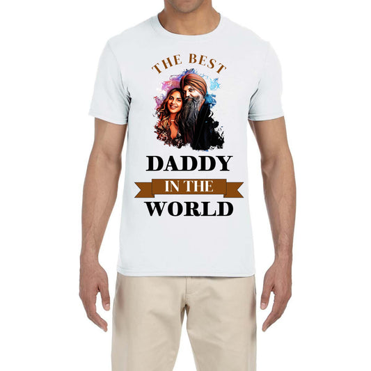 Personalised Best Daddy T-Shirt