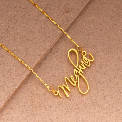 Personalised Cursive Name Necklace