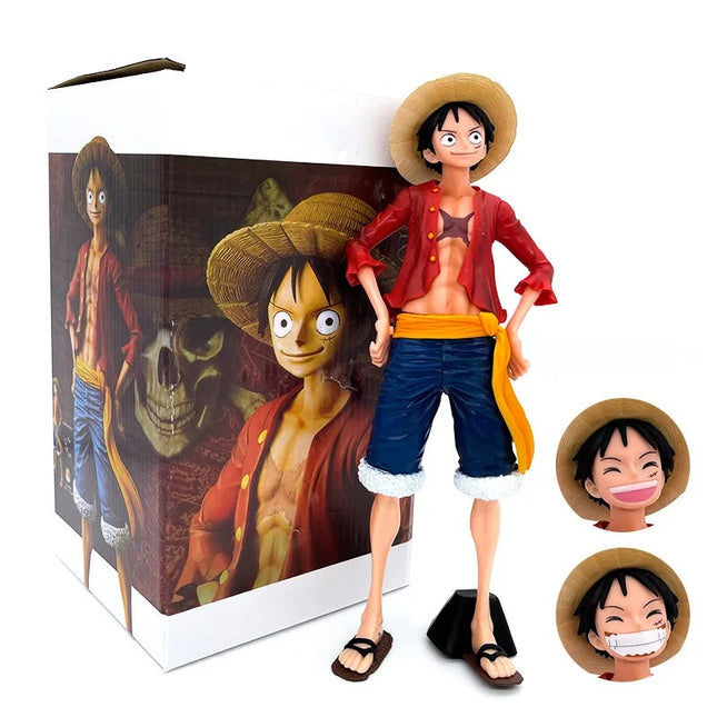 Luffy One Piece 3 face Action Figure