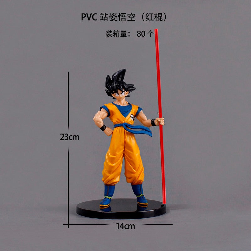 Dragon Ball Z Son Goku Action Figure with Stick