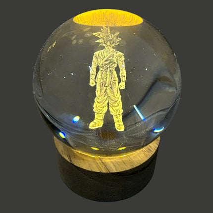 Dragon Ball Z Goku Son Crystal Ball Lamp