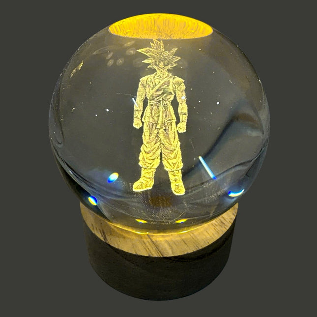 Dragon Ball Z Goku Son Crystal Ball Lamp