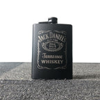 Jack Daniels  Hip flask Matt Finish Stainless Steel