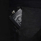 Jack Daniels  Hip flask Matt Finish Stainless Steel