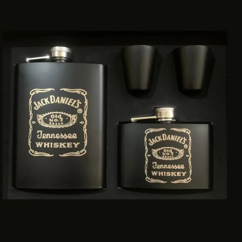 Portable Stainless Steel Hip Flask with Funnel