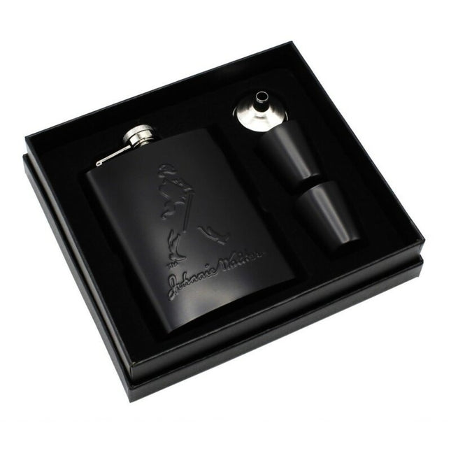 JW Stainless Steel Hip Flask Set with 2 Glass