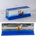 Luffy Ship In Blue Water Showpiece