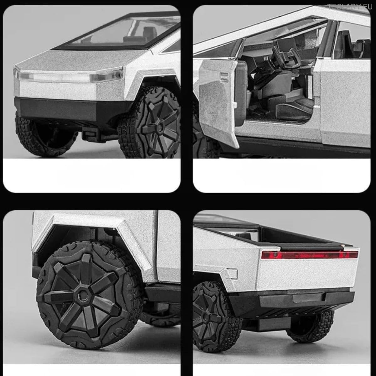 Tesla Cyber Truck Model Car Exclusive Alloy Metal Pull Back Die-cast Car Diecast Metal Toy