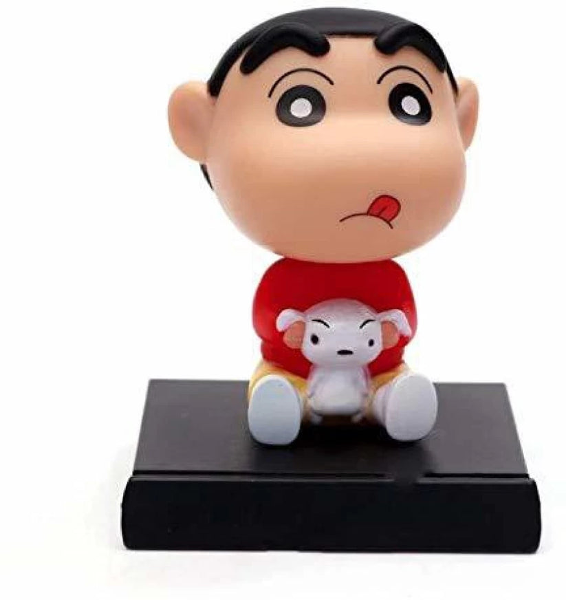 Shinchan With Shiro Bobblehead Action figure
