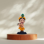 Shri Krishna with Flute Figurine Showpiece for Car Dashboard, Home Office |