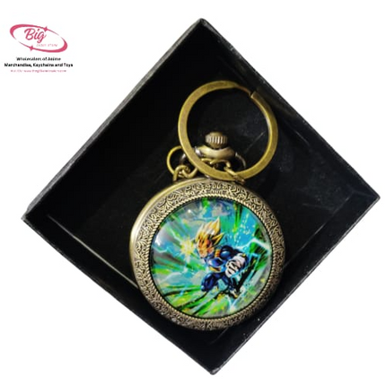 New Dragon Ball Z Yellow Hair Pocket Watch