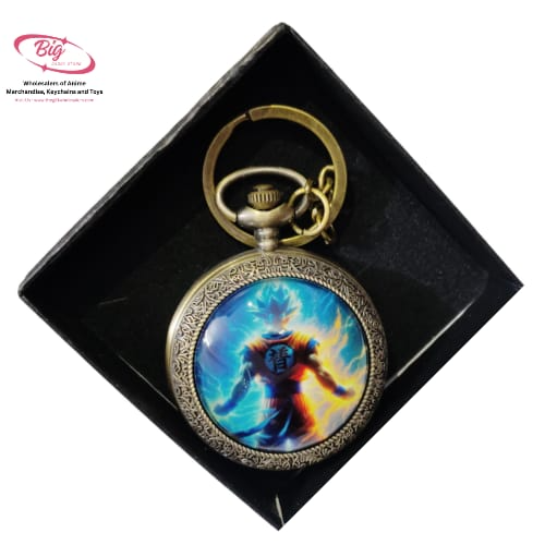 New Vegeta  Blue Hair Pocket Watch Pack