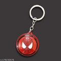 Spider Rotating face keychain