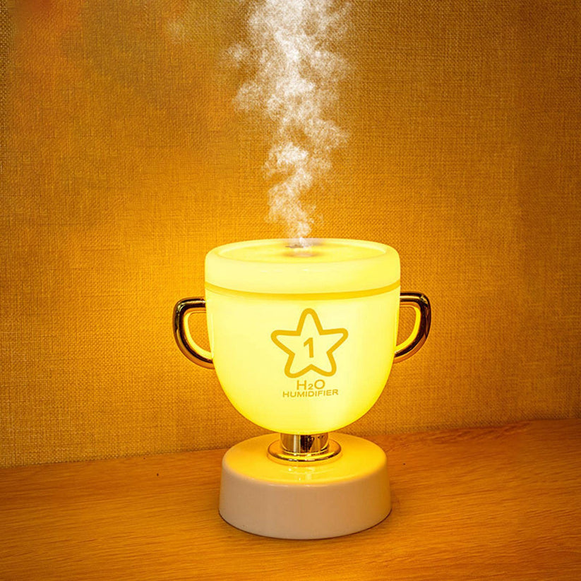 Trophy Humidifier Night Light Mute Air Diffuser for Office Hotel Bedroom