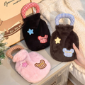 Plush Hot Water Bag with Handle | | Washable | Portable & Leakproof | 400 ML