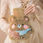 Plush Hot Water Bottle Mini Silicone Hot Water Bottle