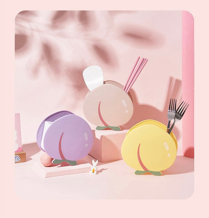 Peach Multipurpose Organiser & Pen Stand