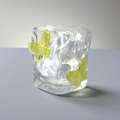 Aesthetic Butterfly Glass Cup – 3D Butterfly Embellished Drinking Glass