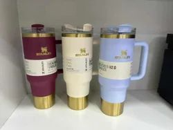 STANLEY TUMBLER GOLDEN LINE