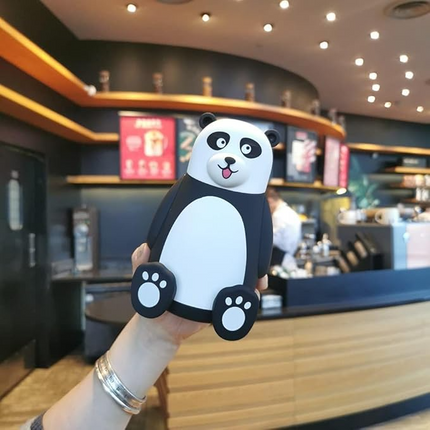 Cute Panda Water Bottle for Kids – BPA-Free Leakproof Animal Shaped Bottle – Reusable & Portable Cartoon Drink Thermos