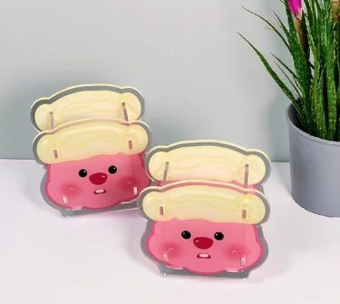 Piggy Acrylic Pen Stand