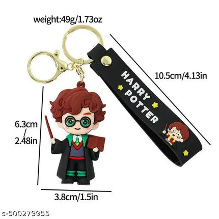 HP Magic Boy Green Coat Rubber Keychain