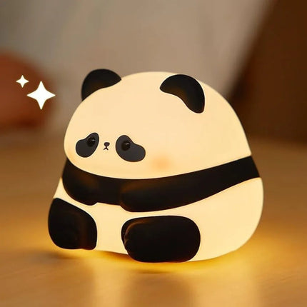 Panda Sitting (Hua Hua) Silicone Night Lamp