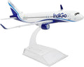 Indigo Airlines A320 Aircraft Model Diecast Metal Aeroplane, Realistic Design .
