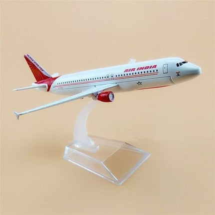 Air India A320 Diecast Metal Aircraft Model 16cm Premium Collectible Airplane for Kids & Adults.
