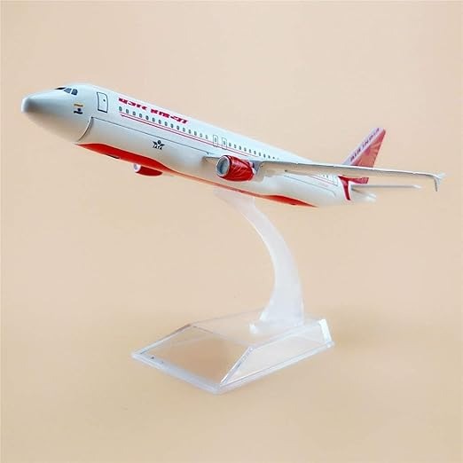 Air India A320 Diecast Metal Aircraft Model 16cm Premium Collectible Airplane for Kids & Adults.