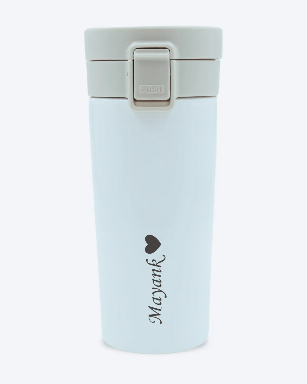 Personalised French Travel Tumbler White