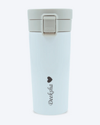 Personalised French Travel Tumbler White