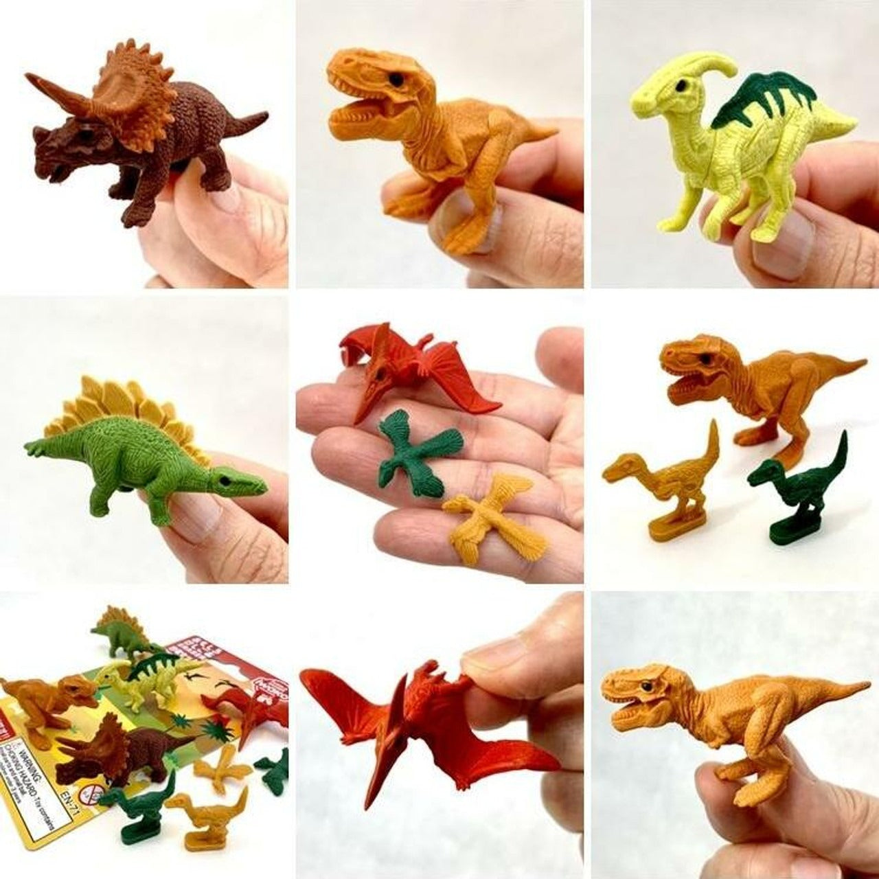 Dinosaur Eraser or Fruit Eraser