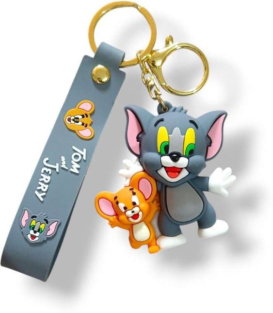 Tom & Jerry Friends Rubber Keychain