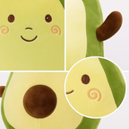 Avocado Plush Soft Toy – Cute Stuffed Avocado Pillow, Hugging Plush Doll for Kids (35cm)