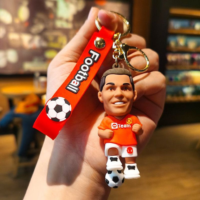Ronaldo RD/WHT Rubber Keychain Pack