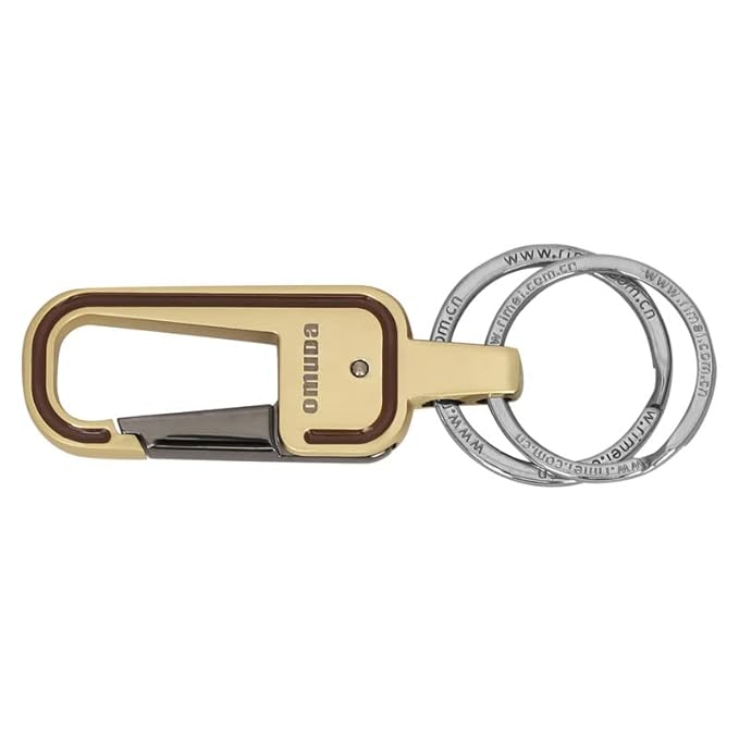 Omuda Premium and Stylish Hook Locking Metal Key Chain for Men & Women