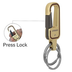 Omuda Premium and Stylish Hook Locking Metal Key Chain for Men & Women