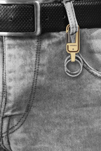 Omuda Premium and Stylish Hook Locking Metal Key Chain for Men & Women