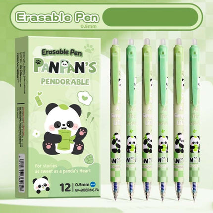 Cute Panda Erasable Gel Pens