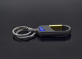 Omuda Stylish Hook Locking Silver Metal Carabiner Double Ring Hook Metal Key Chain for Men & Women
