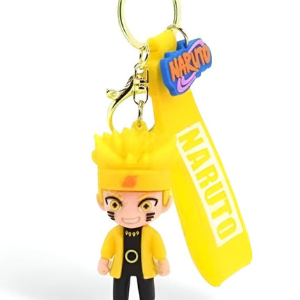 Naruto Yellow Rubber Keychain