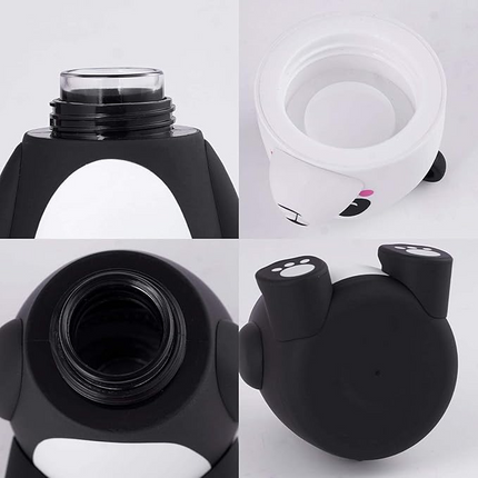 ROSEFINCH 320 ml Panda Design Anti Leak Water Bottle